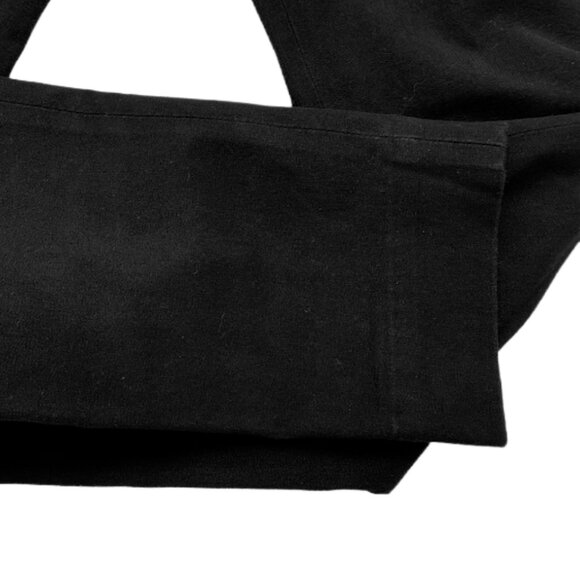 COS Tight Fitting Elastic Waistband Slightly Bootcut Black Chinos in Size 8 - Picture 6 of 10